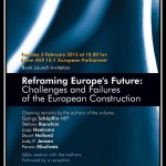 Book Launch invitation "Reframing Europe's Future"